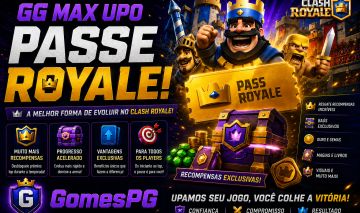 CLASH ROYALE | UPO PASSE ROYALE RÁPIDO E ELO JOB! MELHOR PREÇO DA GG | PROMOÇÃO