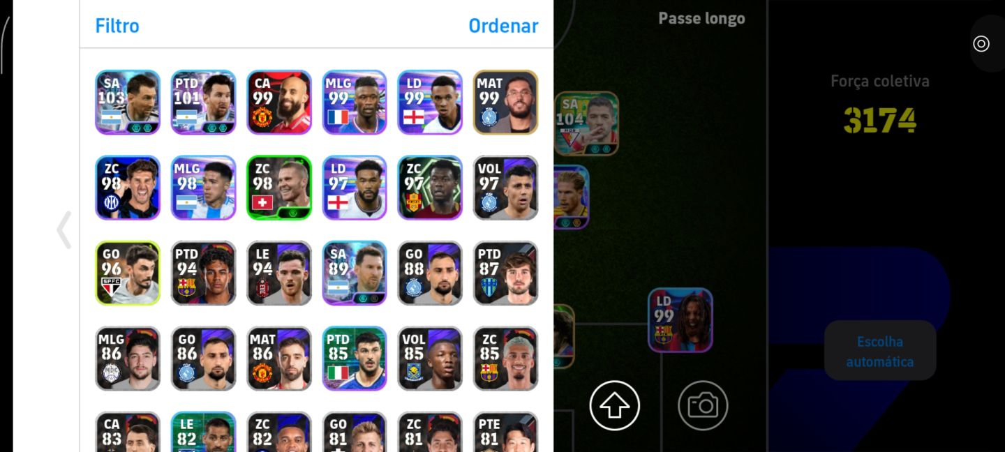 CONTA eFOOTBALL CR7 107! FORÇA 3174 + DE BRUYNE 105 COM DOIS BIG TIME!!
