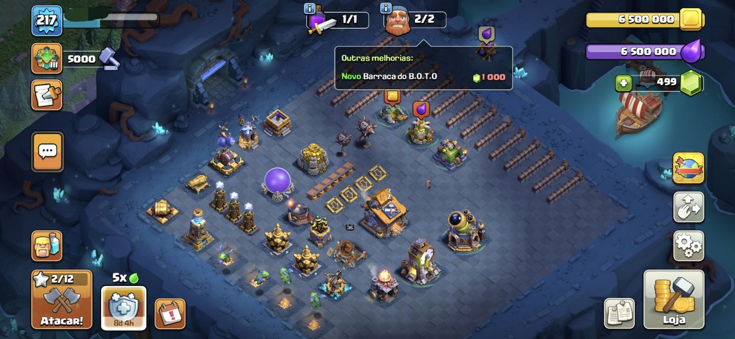Muitas Contas Fortes da Supercell Juntas Cv17, clash 14k de troféus, etc