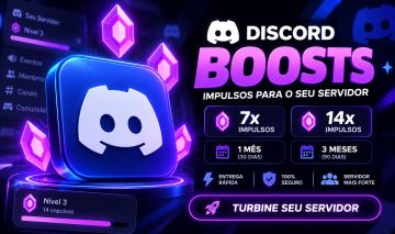 [MELHOR PREÇO] | Discord Boosts | 7x/14x Impulsos Para o Seu Servidor!!! [PROMO]