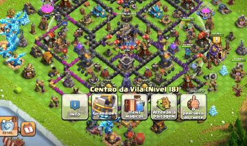 CONTA FULL ACESSO DE CLASH OF CLANS CV18 (não está full!!)