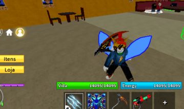 Conta de blox fruits lvl 2800 com kitsune ingerida