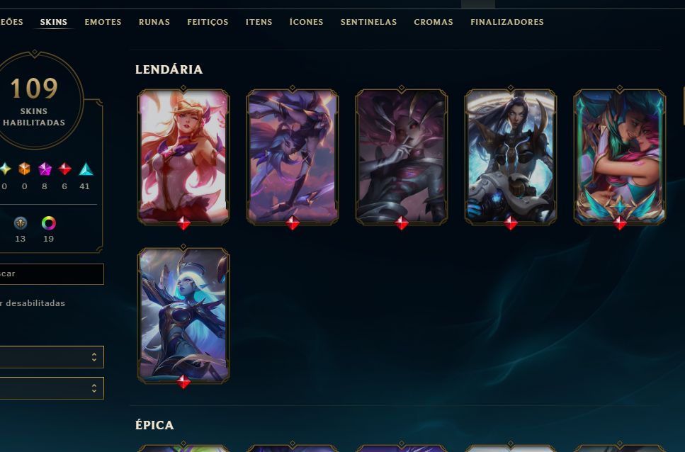 Conta lol e valorant riot games mono akali e qiyana lvl 100
