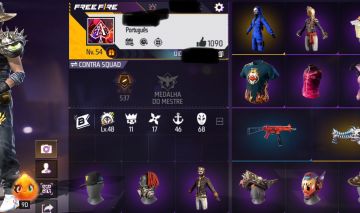 Conta de Freefire Com os Seis Primeiros Passe de elite
