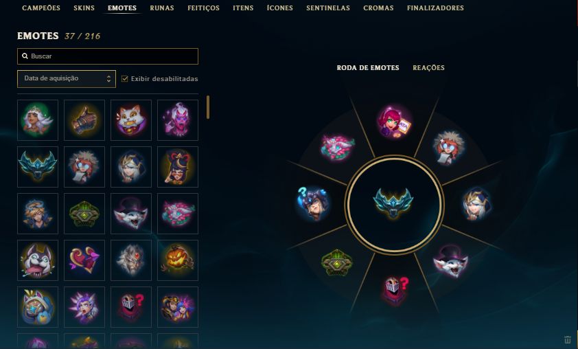 CONTA PLATINA 4 / 13 SKINS / LUX CÓSMICA / BROLAF / TRYNDAMERE LUA SANGRENTA