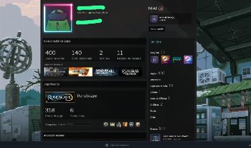 Conta STEAM com 400 jogos, desde 2009