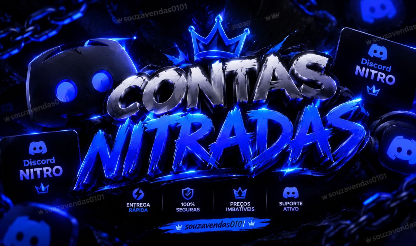 CONTA NITRADA 1 MÊS - FULL ACESSO - DISCORD (MENOR PREÇO)