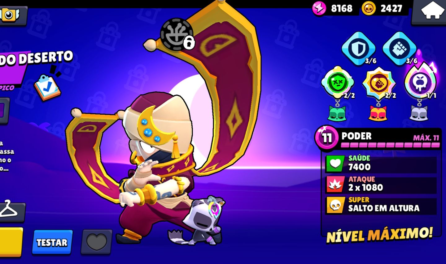 CONTA BRAWL 4K TROFEUS/50 +BRAWLERS/ QUANTIDADE RAZOAVEL DE SKINS