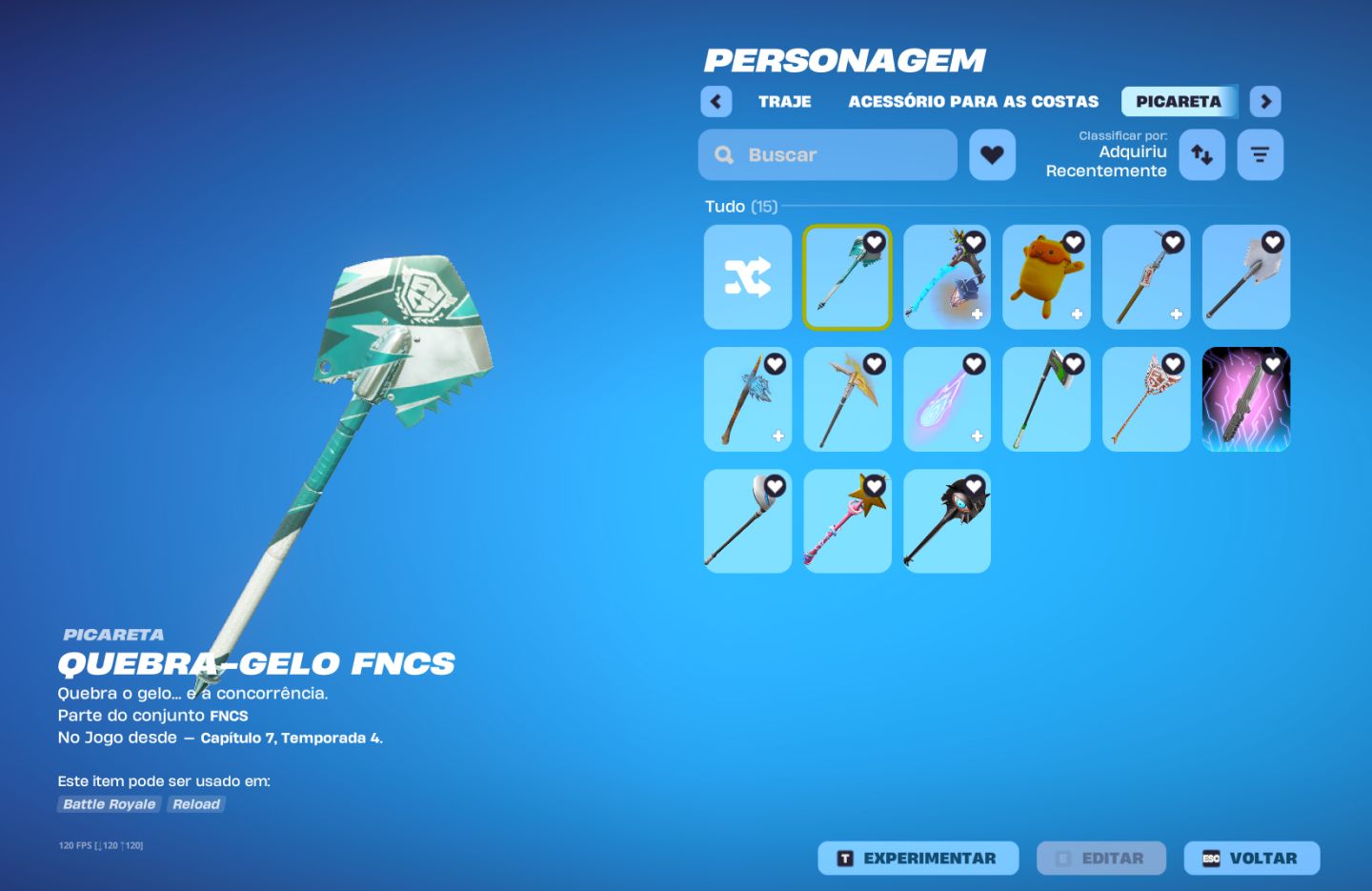 CONTA 6 ANOS DE FORTNITE TRYHARD