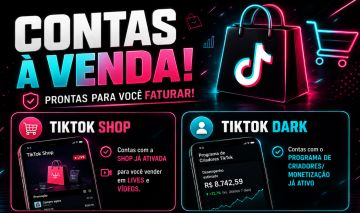 Contas de TikTok Shop/Dark ativas, comente para ver se tem contas disponiveis!!!