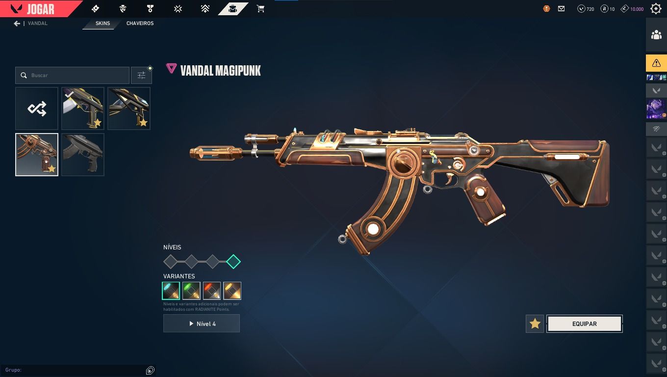 Conta Valorant/ Skin da VANDAL CHAMPIONS 2025 com mais algumas outras