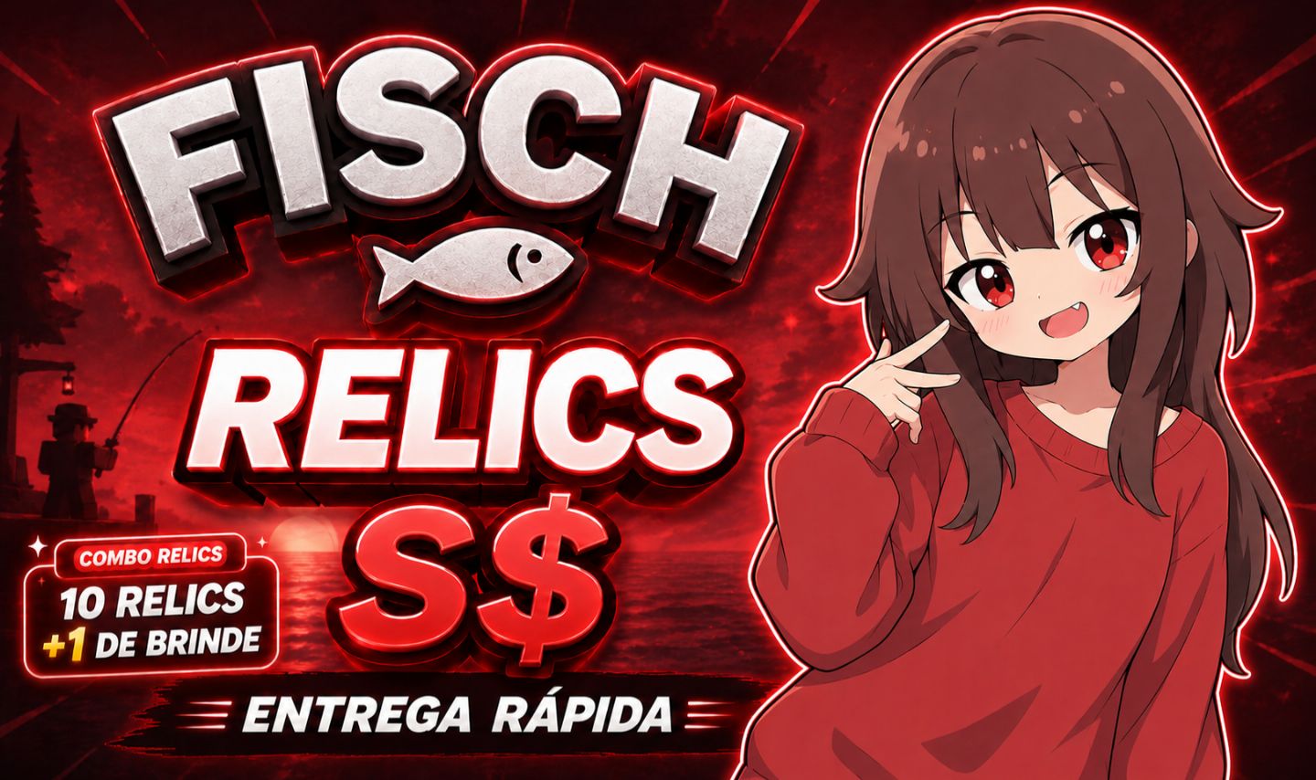 [FISCH] (PROMOÇÃO DE RELÍQUIAS) + (S$ Shady) | Melhor Preço + Entrega Rápida!