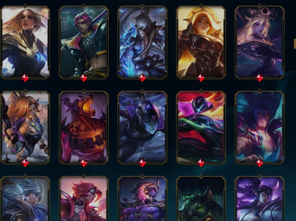 CONTA LOL FULL ACESSO CONTA RARA MAIN KATARINA TODAS AS SKINS DE KAT 275 SKINS!
