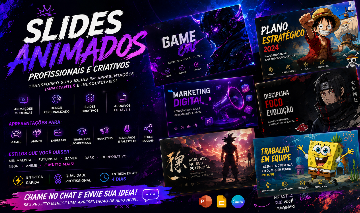 Slides Animados Profissionais e Criativos