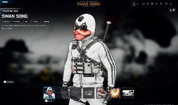 CONTA WARZONE SWAN SONG, RACCON GODZILLA, SKINS RARAS UNICO DONO