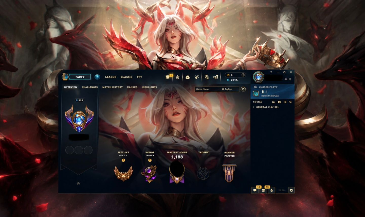 Conta LOL Completa Com 1303 Skin + Ahri Lenda Imortalizada