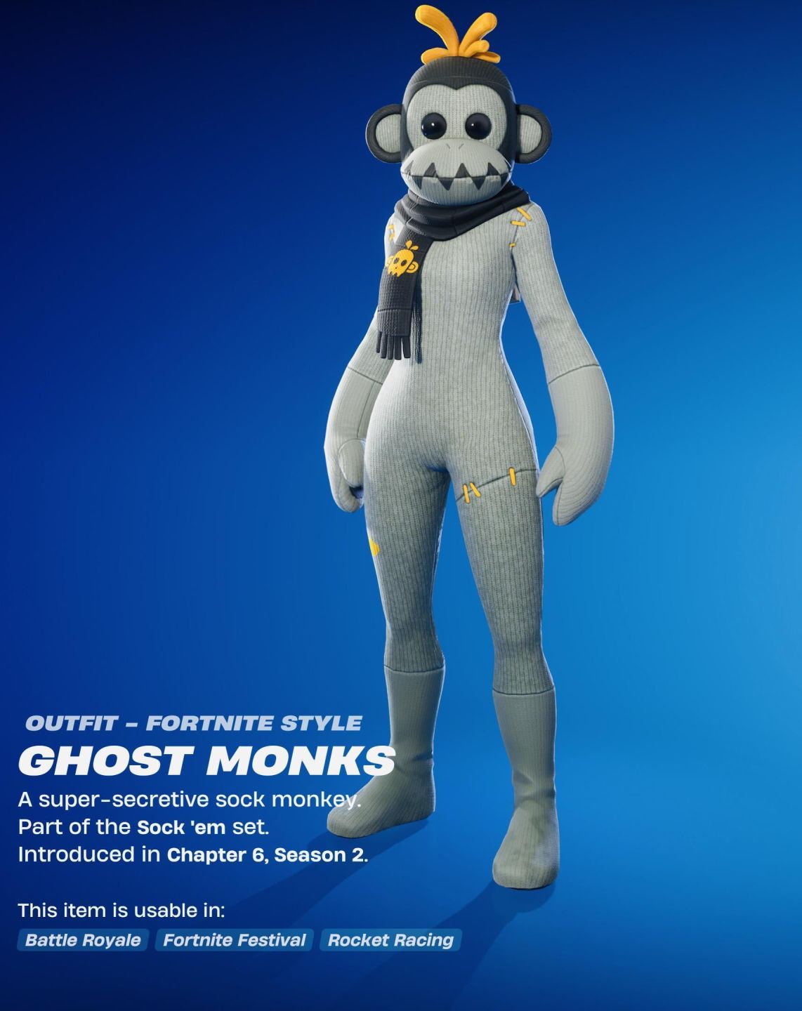 Fortnite Epic Games R$50 Gift Card + Skins Aboborado Dourado/Chiquita Espectro