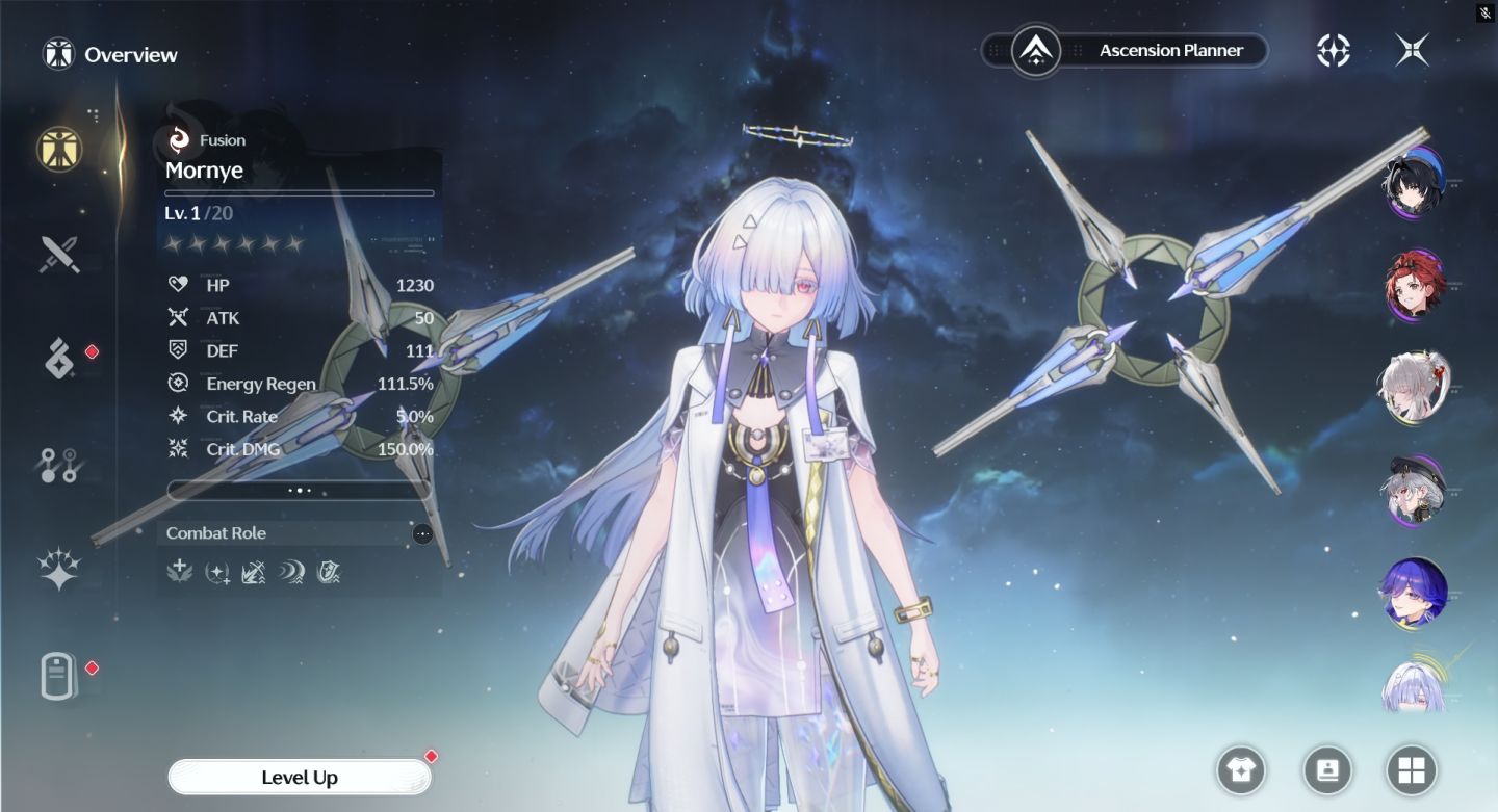 CONTA WUTHERING WAVES HIYUKI S3R1 - LUCILLA S0R0 - MORNYE S0R0 - SHOREKEEPER S0R