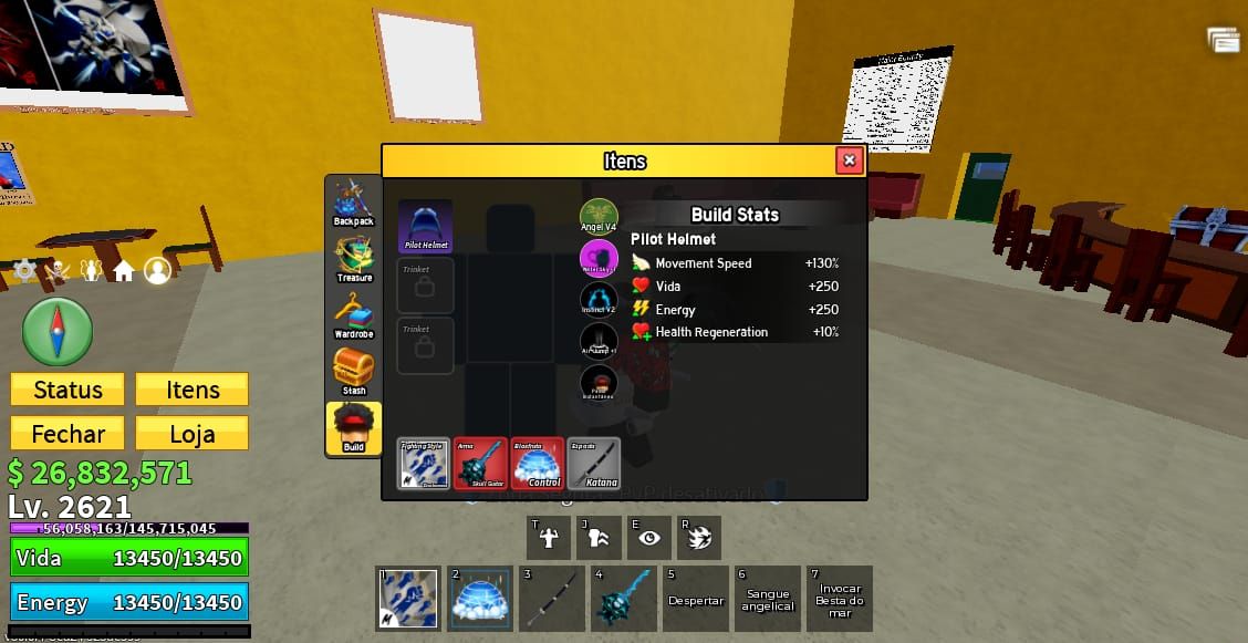 CONTA ATIVA DESDE 2022 COM VOLLEIBOY LEGENDS, BLOX FRUITS ETC...