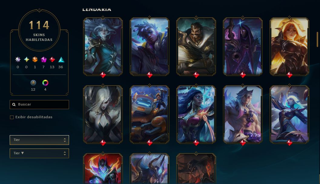 CONTA COM VÁRIAS SKINS GACHA | WILD RIFT | LOL / VALORANT