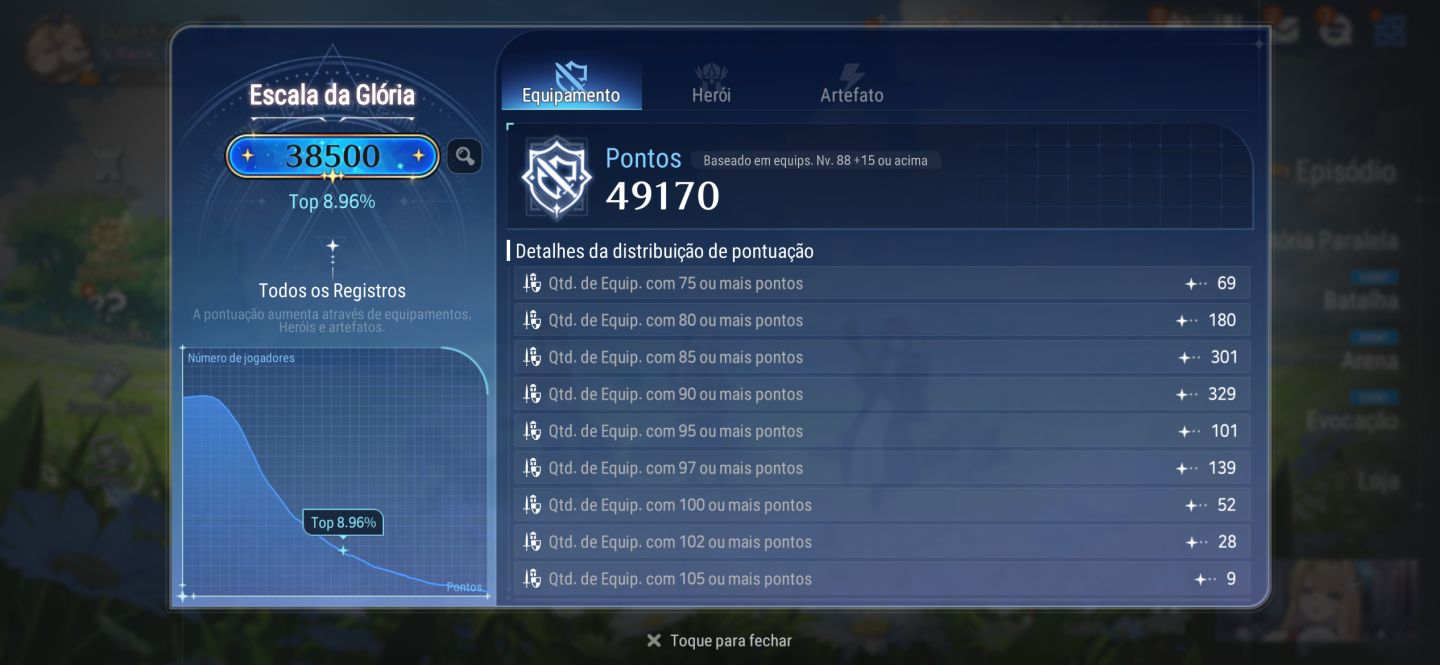 Conta Epic 7 Late Game (spd alta)
