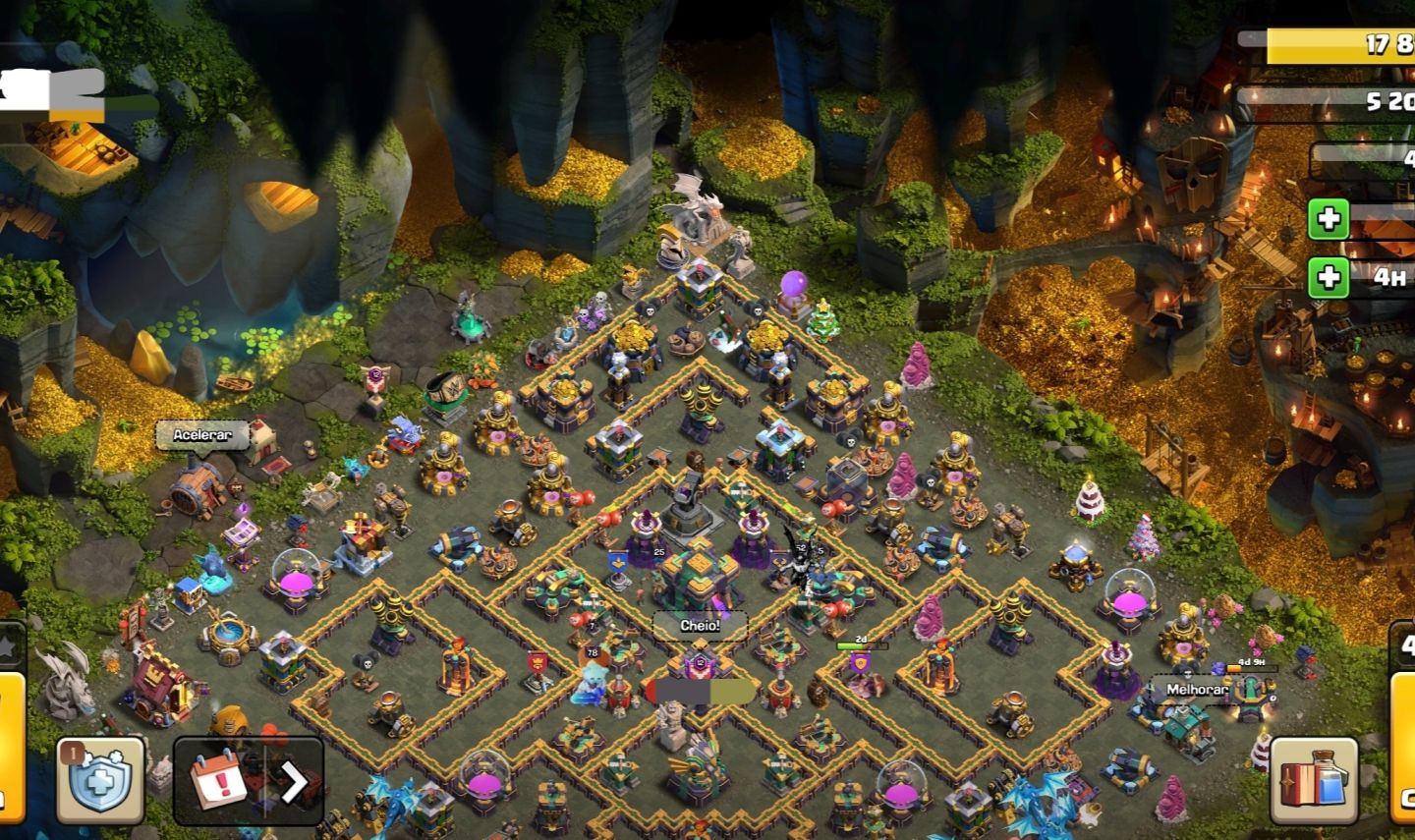 CONTA CLASH OF CLANS CV14 BEM UPADA FULL ACESSO