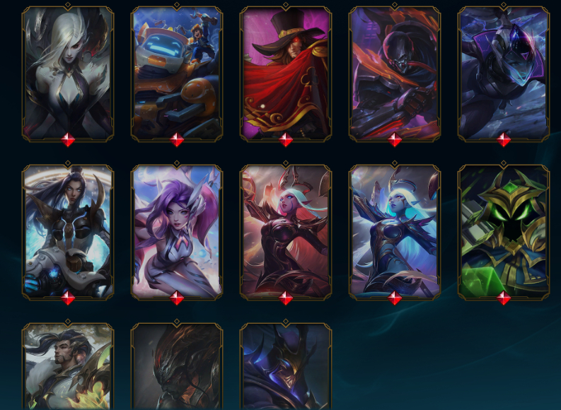 CONTA LOL COM 244 SKINS - LVL 354