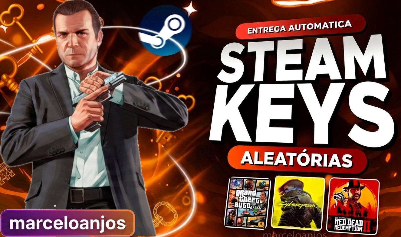 KEY STEAM ALEATÓRIA BARATA | ENTREGA AUTOMÁTICA IMEDIATA