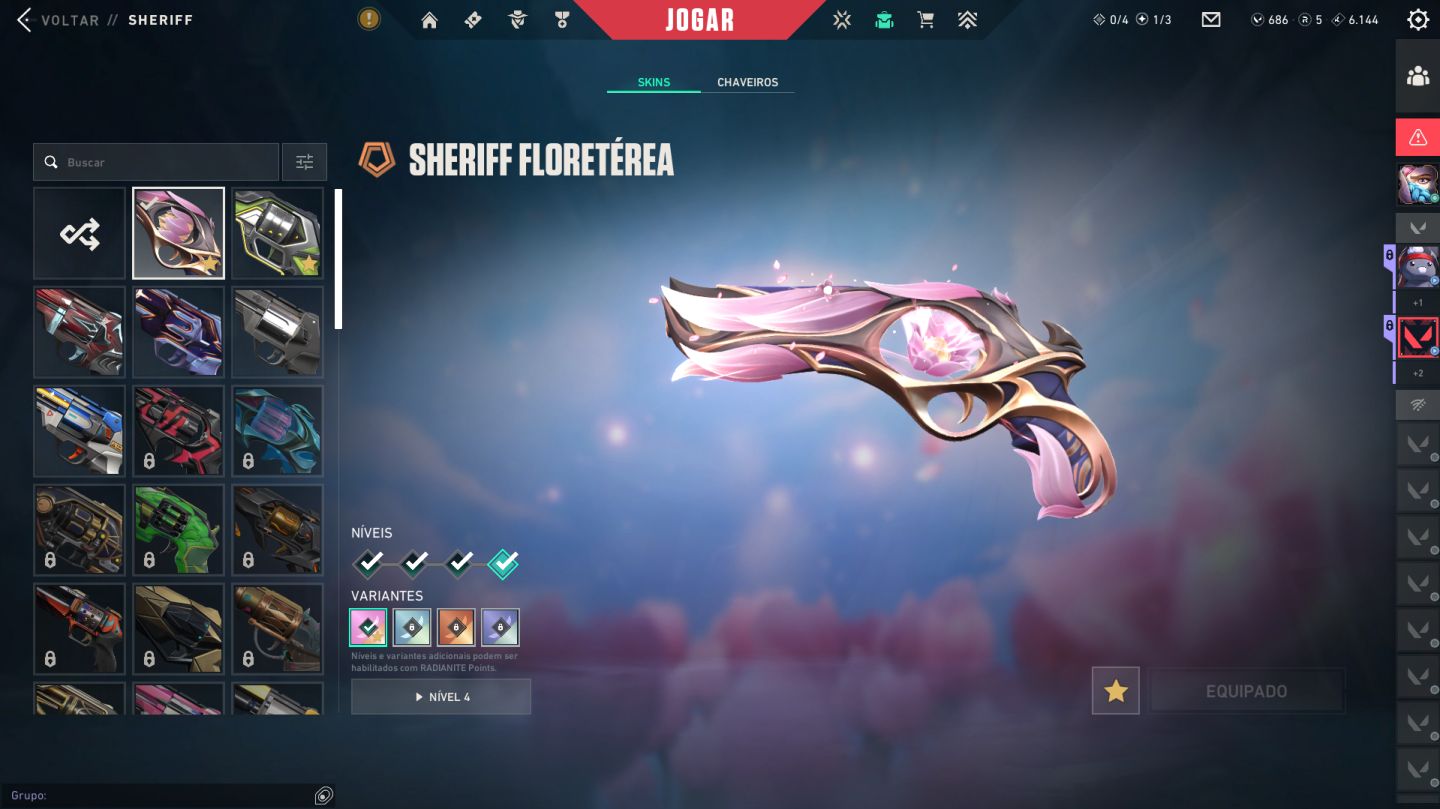 Conta Valorant Mais de 3k Gastos com Faca Rgx Phantom Champions 2024 e Muito +