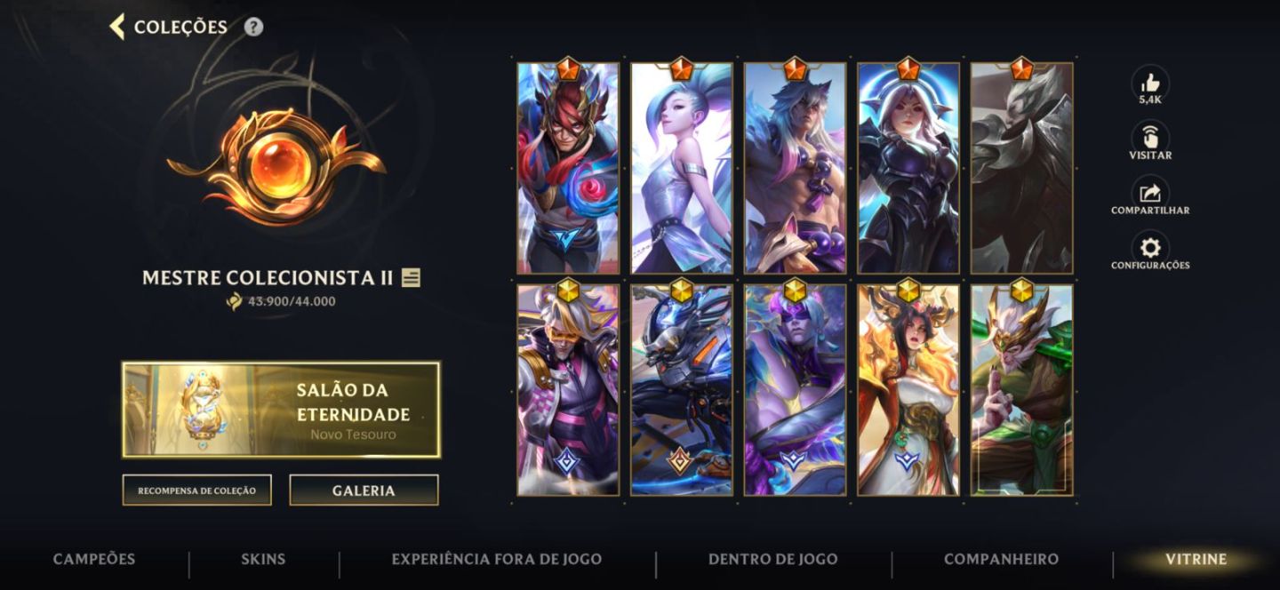 CONTA DE LEAGUE OF LEGENDS, COM MAIS DE 4000 GASTOS RANK DIAMANTE 4