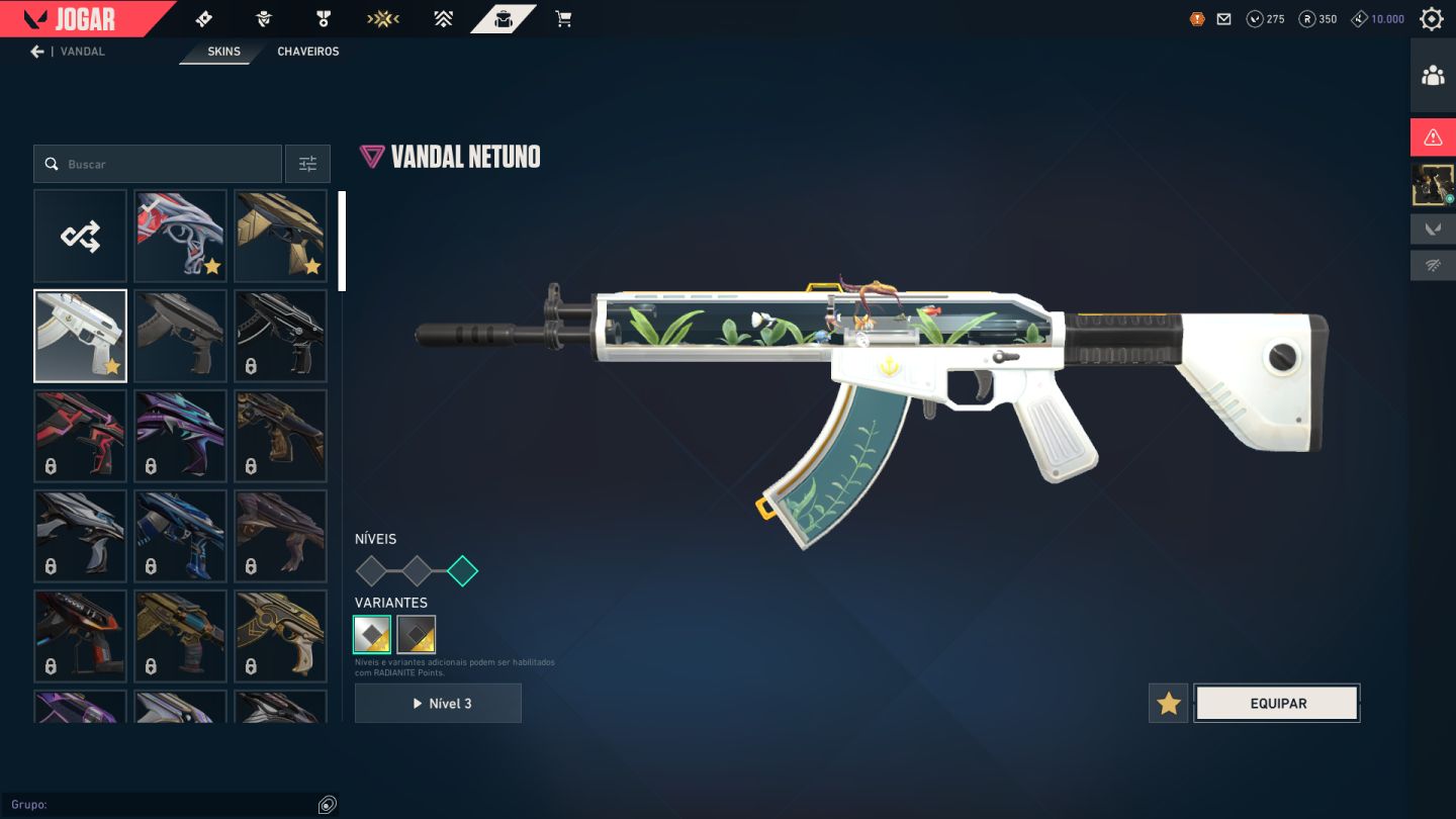 Conta diamante1 com skins de vandal,phantom,operator,faca,sherif