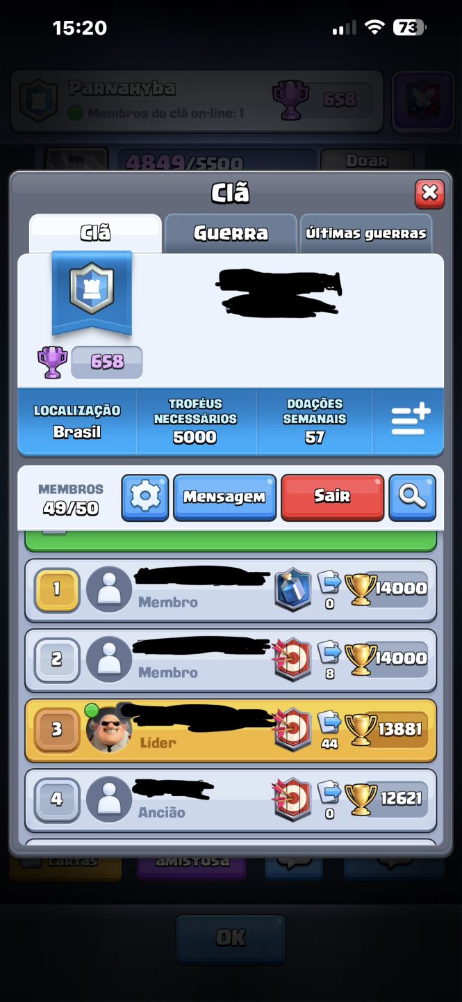 CONTA CLASH ROYALE 13.881 Troféus | 122/123 | 22/43 Evo | 7/18 Heróis