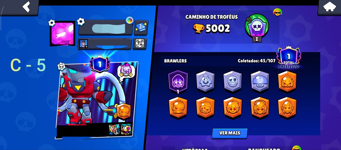 [120K DE TROFÉUS] Melhores contas de BRAWL STARS! Melhores preços!