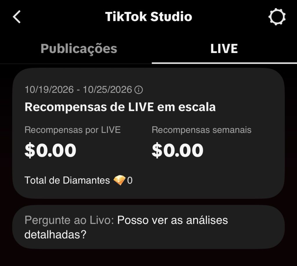 Conta TikTok Aquecida | Live Studio e TikTok Shop c/ Entrega Rápida!