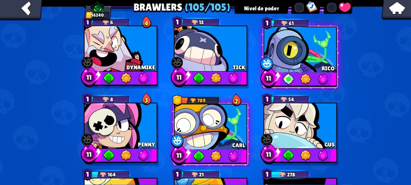 CONTA BRAWL STARS 56K+ DE 2021