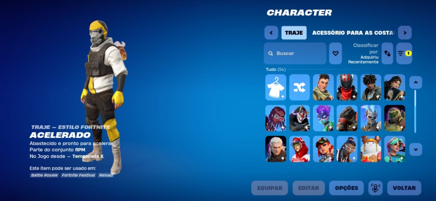CONTA FORTNITE +50 SKINS | SKINS ANTIGAS | CONTA COMPLETA