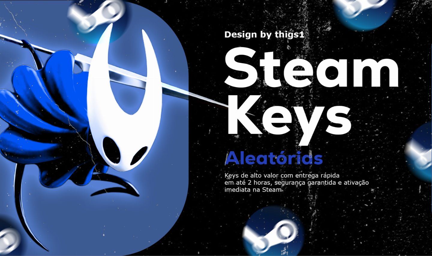 Steam Key Aleatória | Entrega Rápida + Chance de Alto Valor