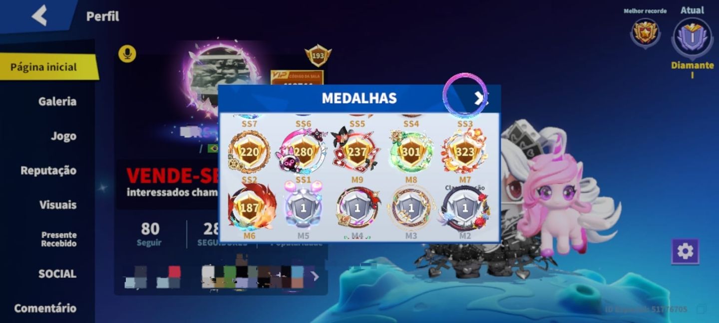 CONTA SUPER SUS RARA | 608 ITENS + 49 MÍSTICOS + 192 LENDÁRIOS