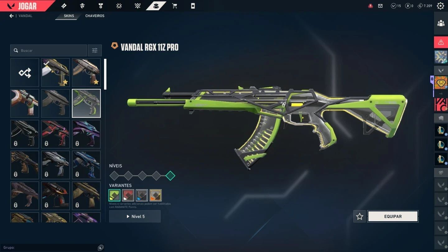 CONTA VALORANT PARA SAIR (1100 REAIS GASTOS+) BASTANTE SKIN + ELO
