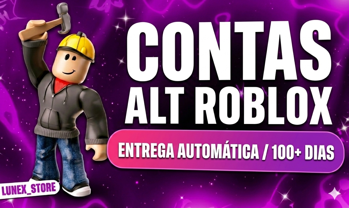 CONTA ROBLOX ALT | CONTAS COM 150+ DIAS | ENTREGA AUTOMÁTICA