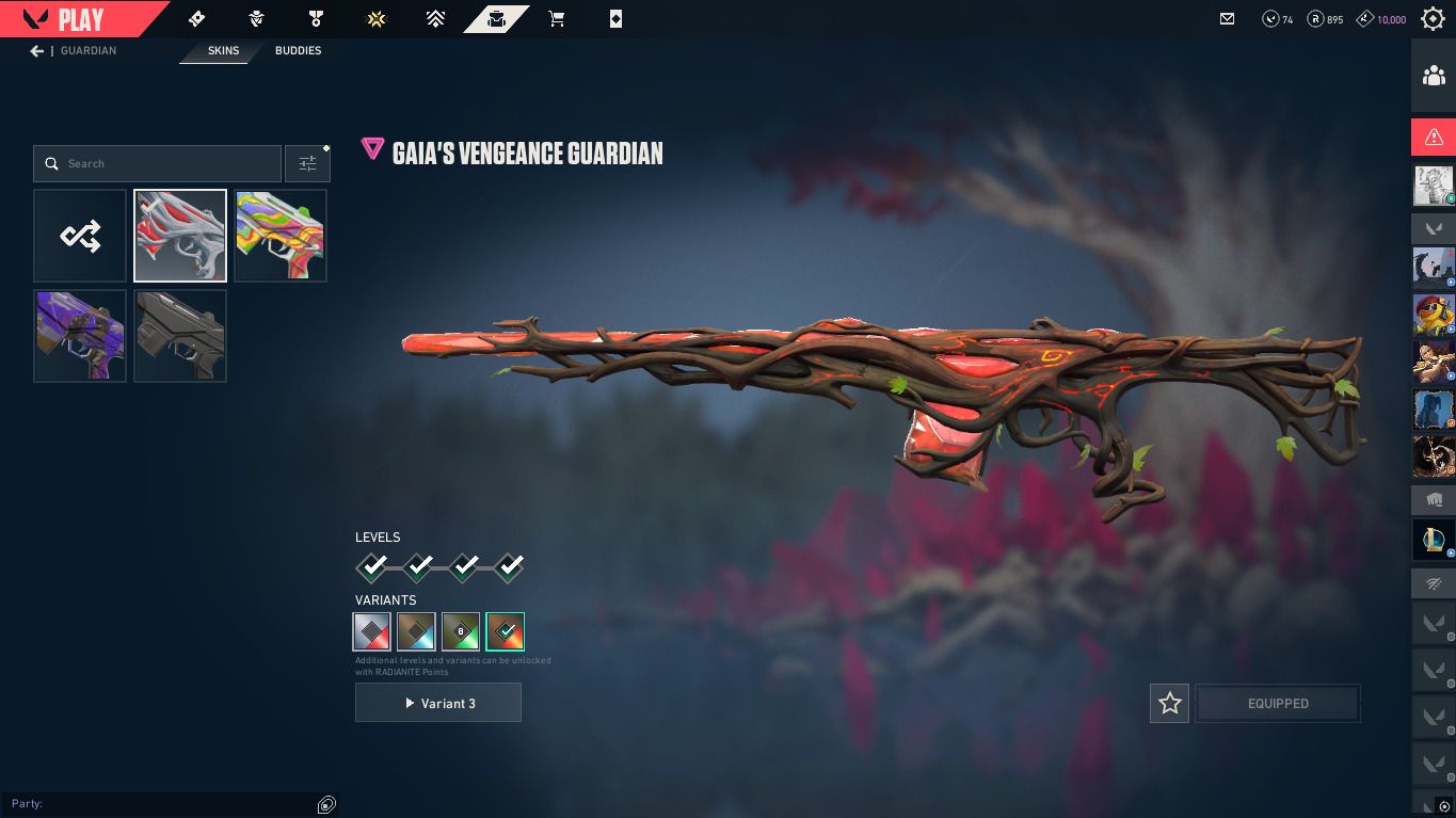 CONTA GEMADA VALORANT MUITAS SKINS PEAK ELO IMORTAL