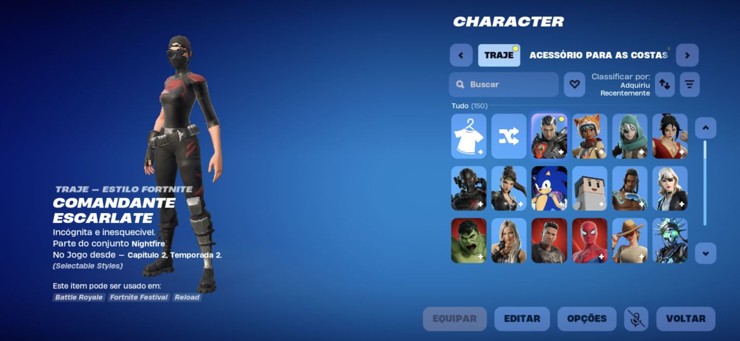 CONTA FORTNITE À VENDA | SKINS RARAS, CARROS BMW E LAMBORGHINI, EMOTES...