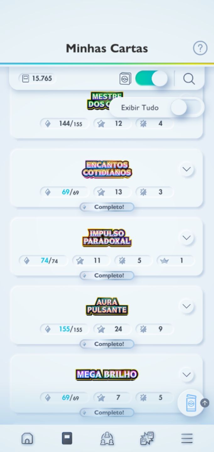 Conta Pokémon TCG Pocket Nível 60. 16.300 Cartas.(anúncio atualizado)