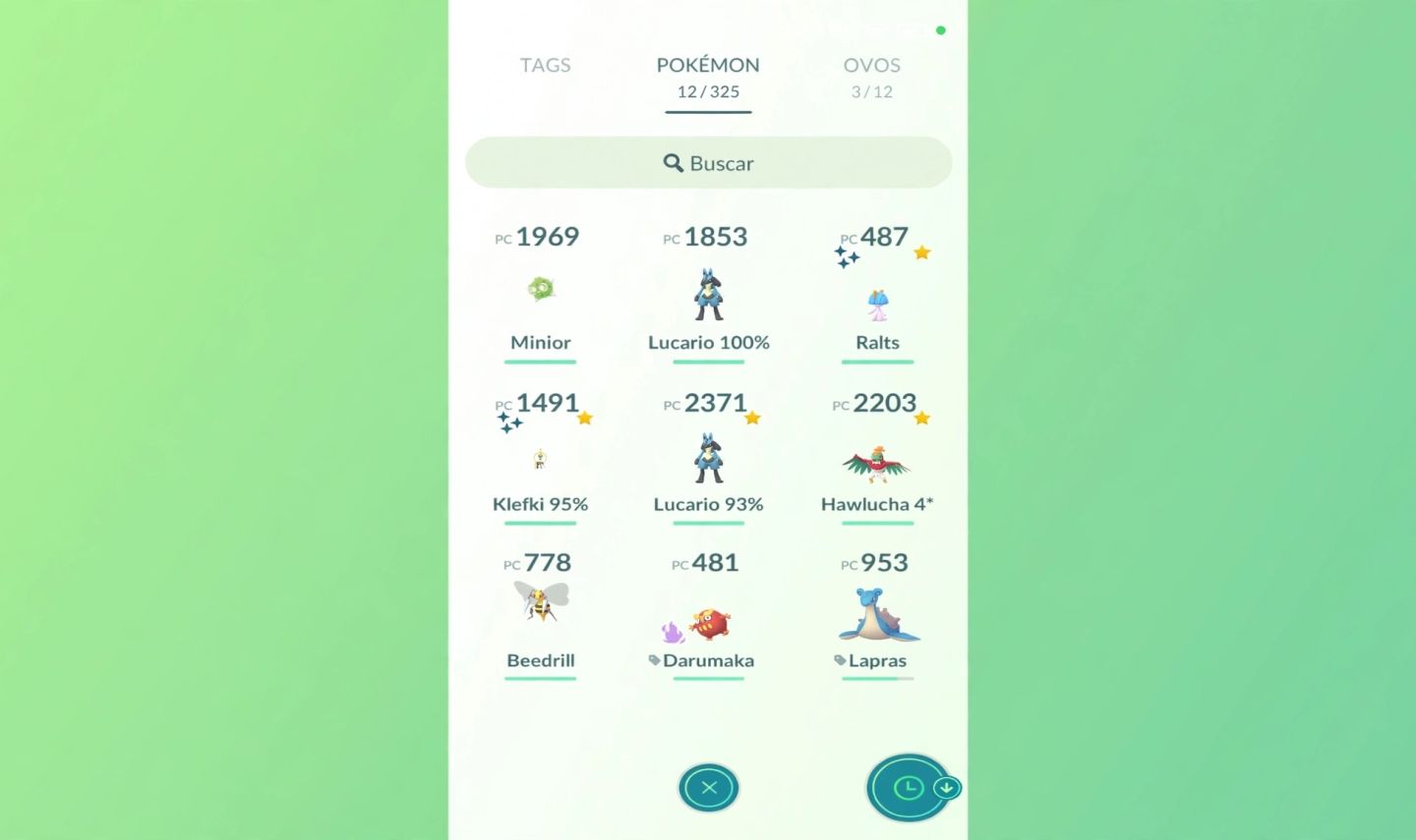 KLEFKI 95% SHINY + LUCARIO 100% + HAWLUCHA 100% - CONTA RARA com uso de fly