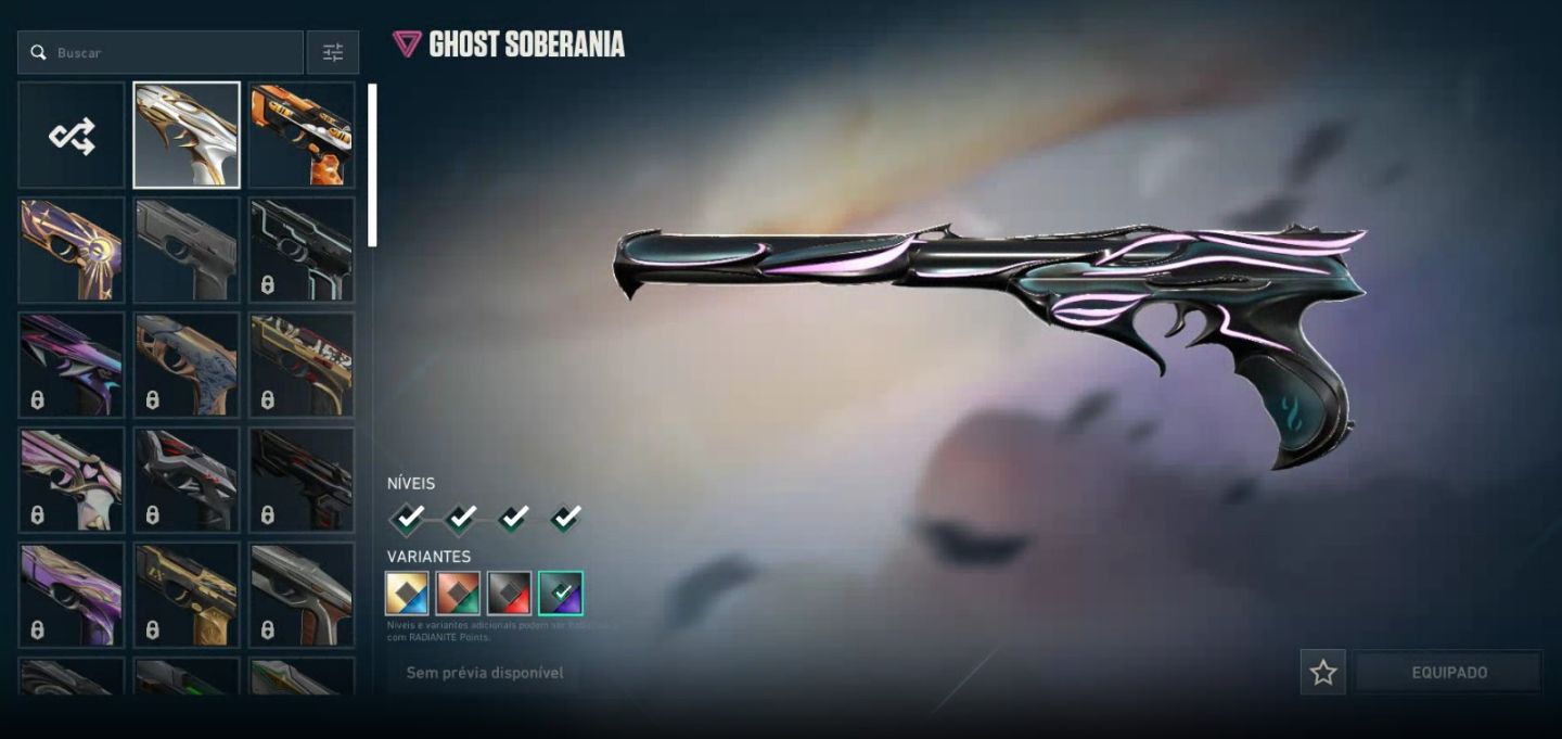 Conta Valorant com muitas skins