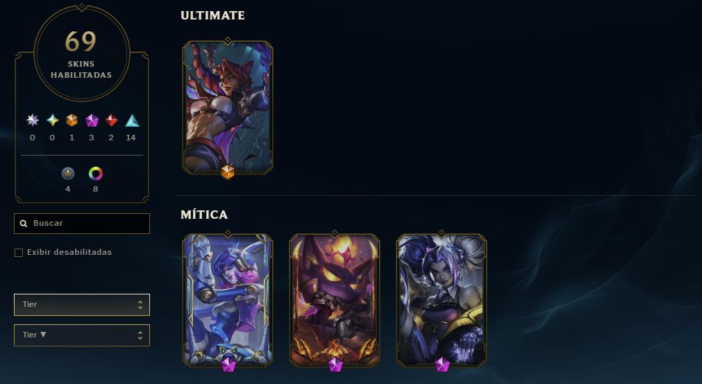 Conta GOLD 1 com ZERI PRESTIGIO SAMIRA ULTIMATE 3 SKIN PASSE E PASSE ATUAL
