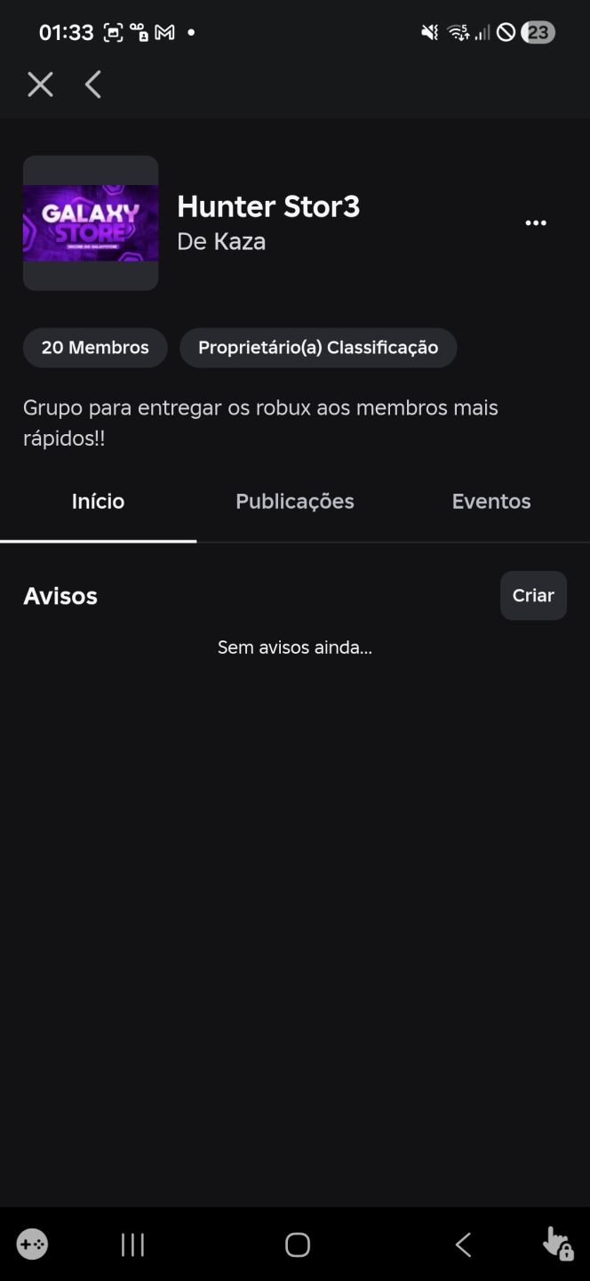 Conta de Roblox Antiga e com 190 robux