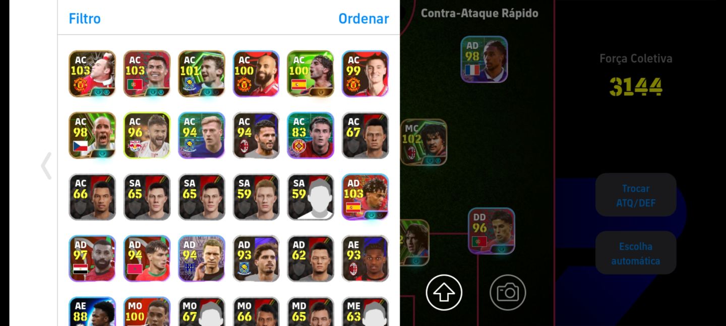 Conta EFOOTBAL top com CR7 e gullt