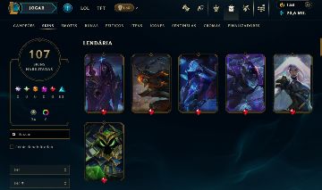 CONTA LV 172 | 107 SKINS + 147 ICONES | UNRAKEND [FULL ACESSO]