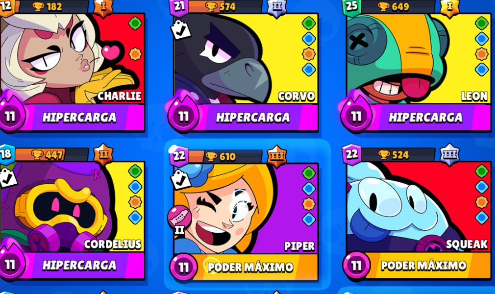 [BRAWL STARS] | 25K TROFÉUS | 85/87 BRAWLERS | 11 HIPERCARGAS | FULL ACESSO
